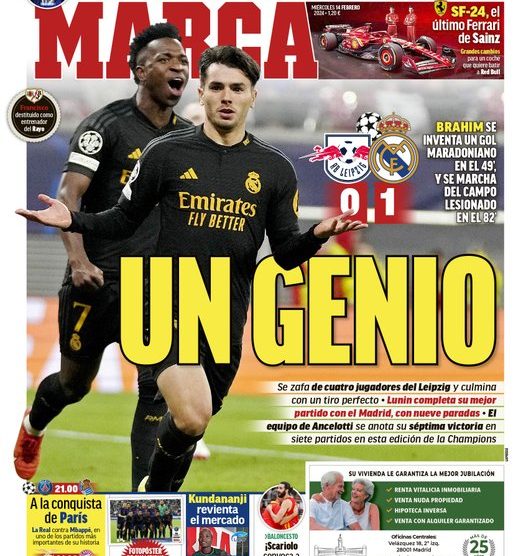 Real Madrid's victory against Leipzig